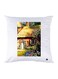 Printed Pillow Polyester White 30x30cm