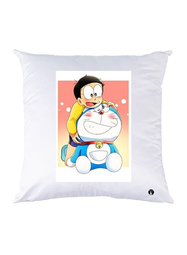 Printed Pillow polyester White 30x30cm