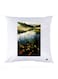 Printed Pillow Case polyester White 30x30cm