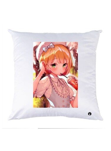 Printed Decorative Pillow Multicolour 30x30cm