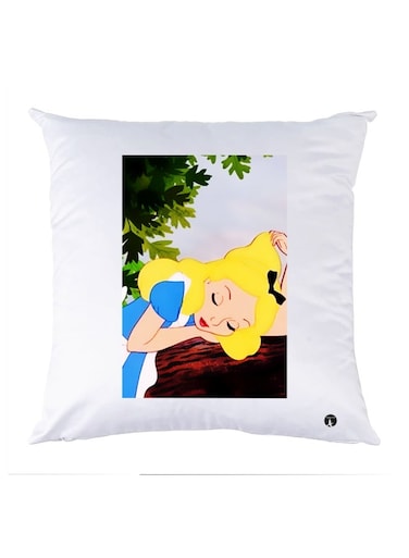 Printed Decorative Pillow Multicolour 30x30cm