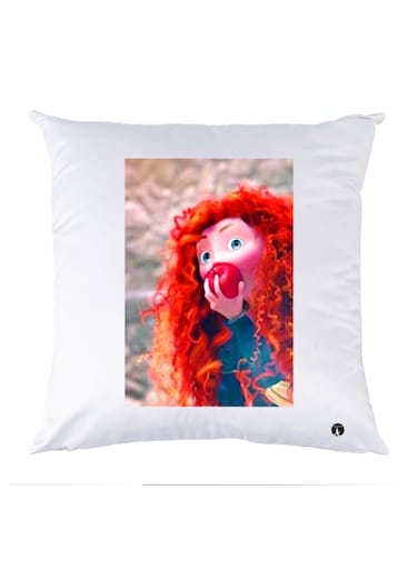 Printed Decorative Pillow Multicolour 30x30cm