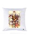 Printed Pillow polyester White 30x30cm