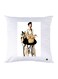 Printed Pillow Case polyester White 30x30cm
