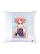 Printed Pillow Case polyester White 30x30cm