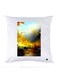 Printed Pillow Case polyester White 30x30cm