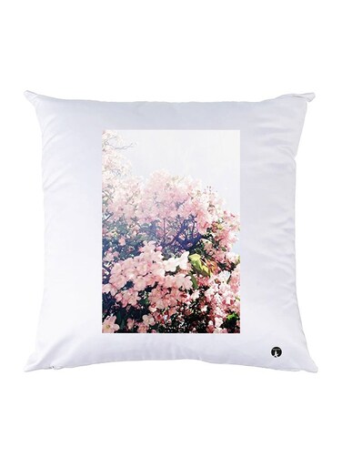Printed Pillow polyester White 30x30cm