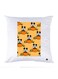 Printed Pillow Case polyester White 30x30cm