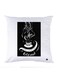 Printed Pillow Case polyester White 30x30cm