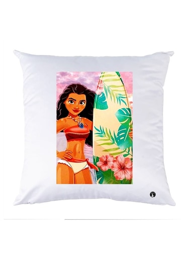 Printed Decorative Pillow Multicolour 30x30cm