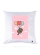 Printed Pillow Case Polyester White 30x30cm
