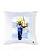 Printed Pillow Case polyester White 30x30cm