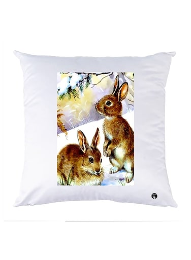 Printed Decorative Pillow Multicolour 30x30cm