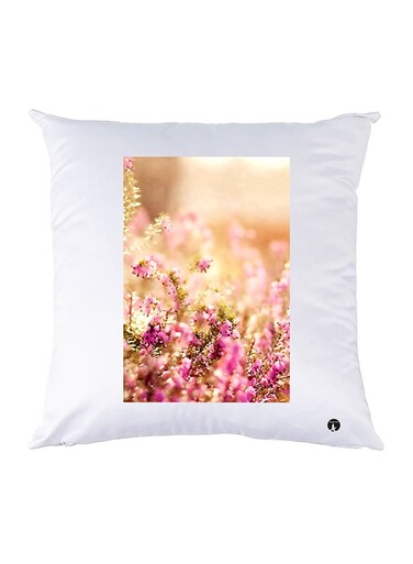 Printed Pillow Case polyester White 30x30cm