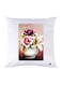 Printed Pillow polyester White 30x30cm