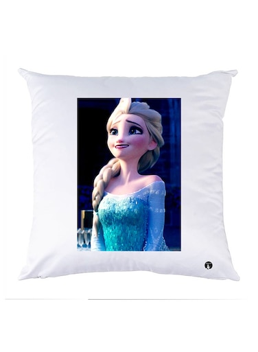 Printed Pillow polyester White 30x30cm