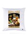 Printed Pillow polyester White 30x30cm