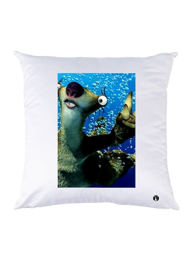 Printed Pillow polyester White 30x30cm