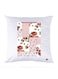 Printed Pillow Case polyester White 30x30cm