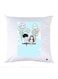 Printed Pillow Case polyester White 30x30cm