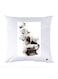 Printed Pillow polyester White 30x30cm