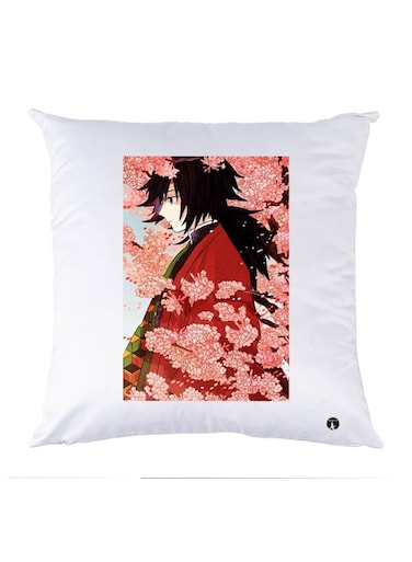 Printed Decorative Pillow Multicolour 30x30cm