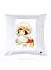 Printed Pillow polyester White 30x30cm