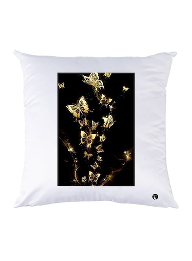 Printed Pillow Case polyester White 30x30cm