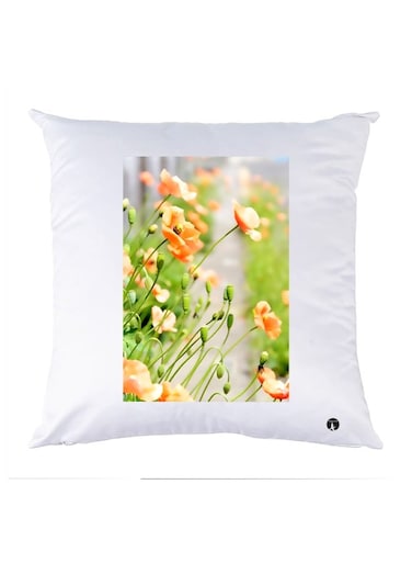 Printed Decorative Pillow Multicolour 30x30cm