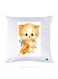 Printed Pillow polyester White 30x30cm