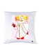 Printed Pillow polyester White 30x30cm