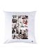 Printed Pillow Polyester White 30x30cm
