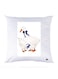 Printed Pillow Case polyester White 30x30cm