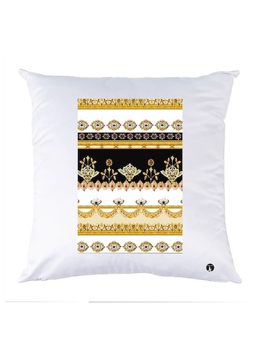 Printed Pillow polyester White 30x30cm