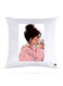 Printed Pillow polyester White 30x30cm