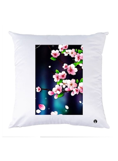 Printed Pillow polyester White 30x30cm