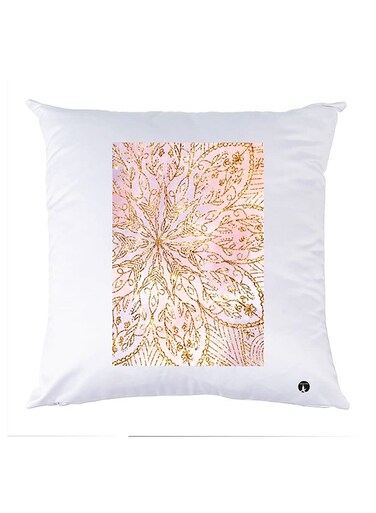 Printed Pillow polyester White 30x30cm