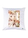 Printed Pillow Case Polyester White 30x30cm