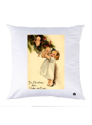 Printed Pillow Polyester Multicolour
