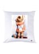 Printed Pillow Polyester White