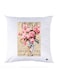Printed Pillow polyester White 30x30cm