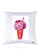 Printed Pillow polyester White 30x30cm