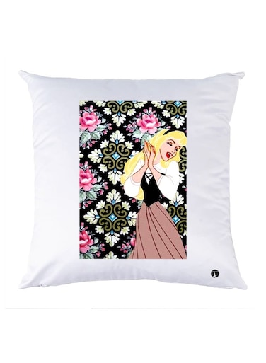 Printed Decorative Pillow Multicolour 30x30cm