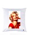 Printed Pillow Case polyester White 30x30cm
