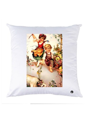 Printed Pillow polyester Multicolour 30x30cm
