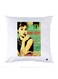 Printed Pillow polyester White 30x30cm