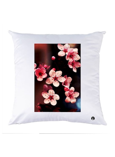 Printed Pillow polyester White 30x30cm