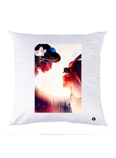 Printed Decorative Pillow Multicolour 30x30cm