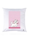 Printed Pillow Case polyester White 30x30cm