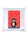 Cartoon Printed Throw Pillow White/Red/Brown 30x30cm